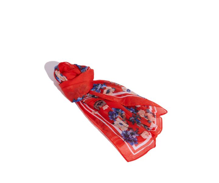 Oasis Floral Square Scarf