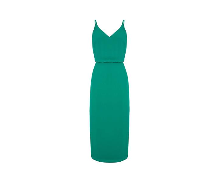 Oasis Long Tie Back Midi Dress