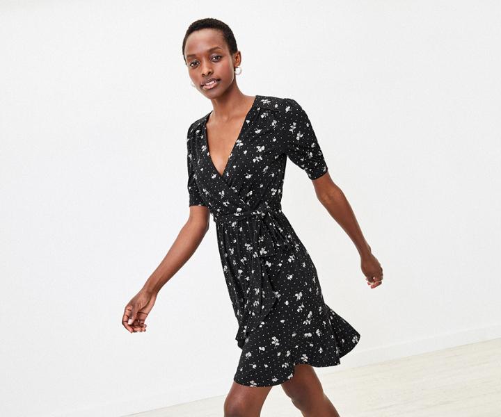 Oasis Abigail Floral Wrap Dress
