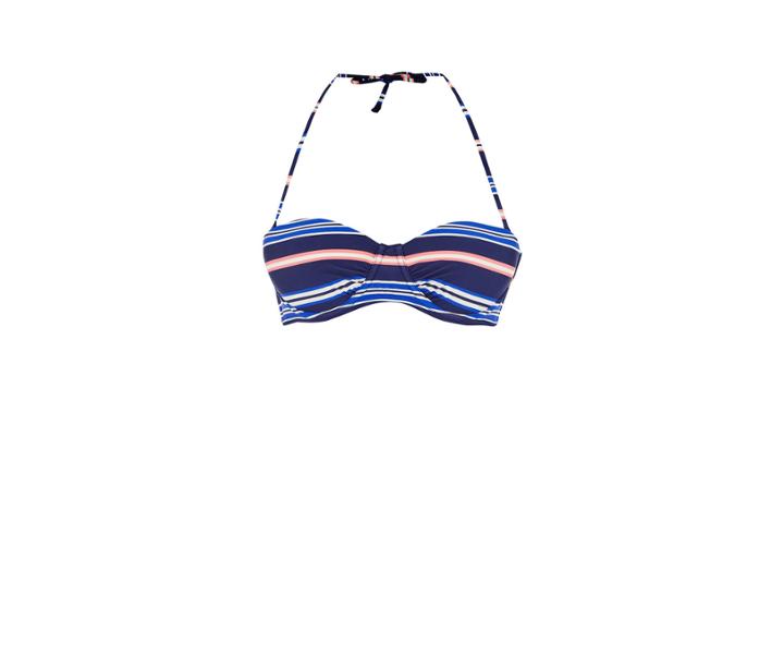 Oasis Striped Cup Bikini Top