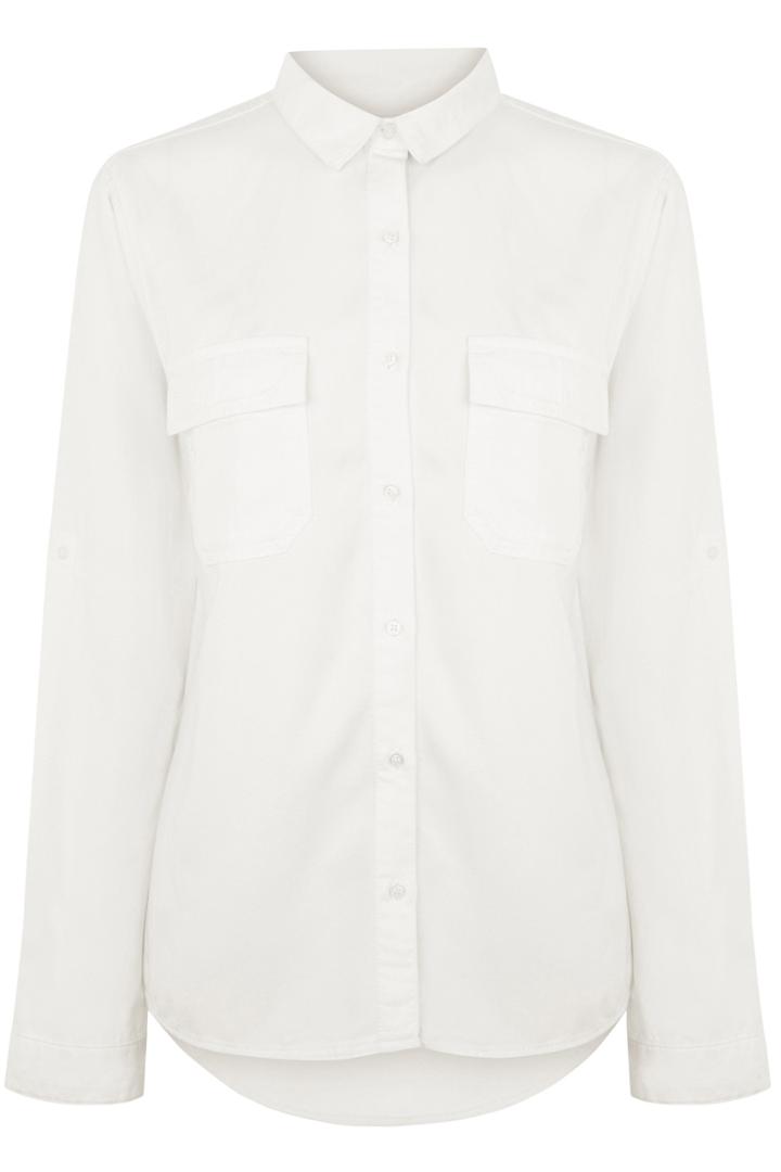 Oasis White Utility Shirt