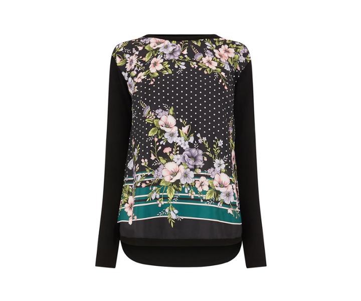 Oasis Maddison Print Jumper