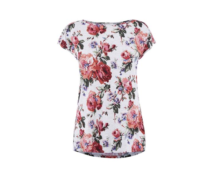 Oasis Coral Rose Marl Tee