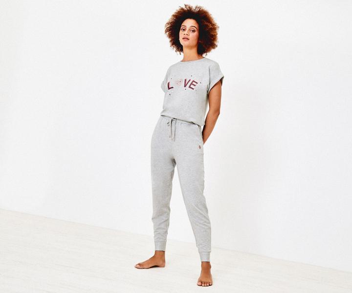Oasis Heart Foil Joggers
