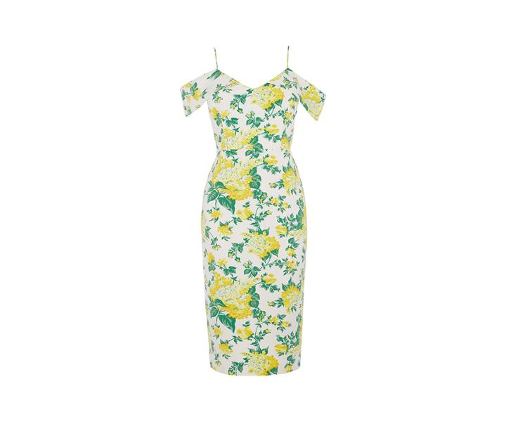 Oasis Summer Bloom Pencil Dress