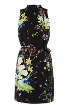 Oasis Chelsea Border High Neck Dress
