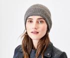 Oasis Embellished Ribbed Beanie