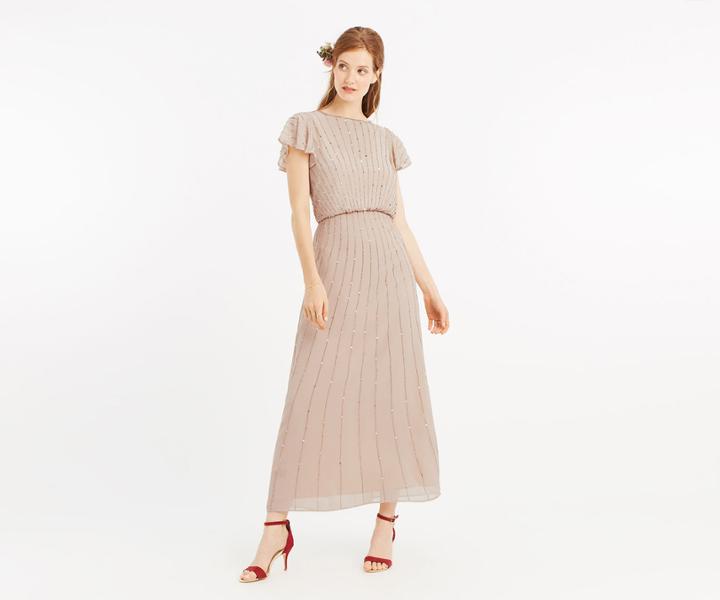 Oasis Sequin Bridesmaid Dress