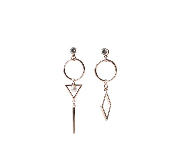 Oasis Crystal Geo Miss Match Earring