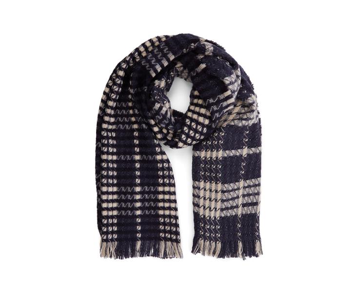 Oasis Check Lurex Scarf
