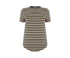 Oasis Stripe Dip Hem T-shirt