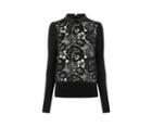 Oasis Lace Front Collared Sweatshirt