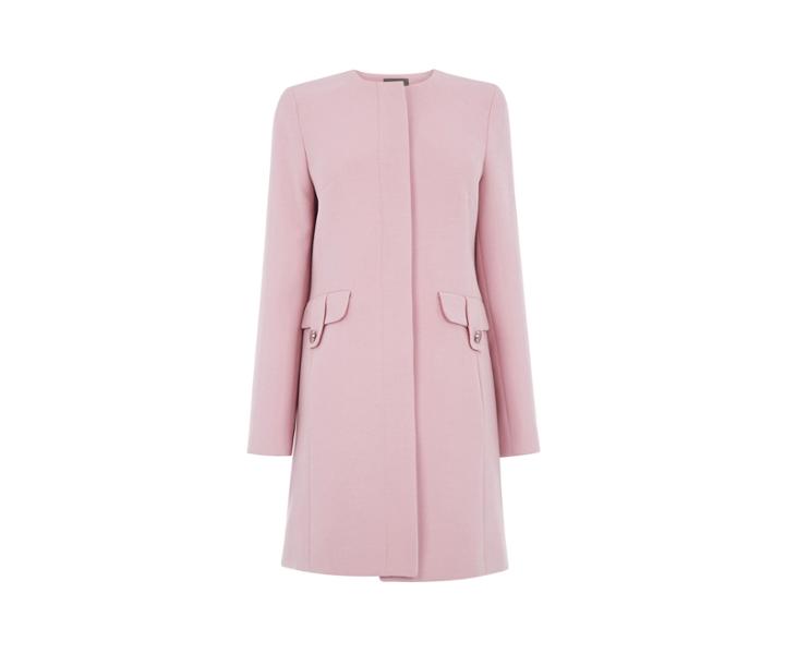 Oasis Collarless Coat