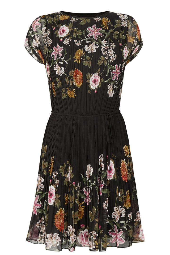 Oasis Opium Pleat Dress