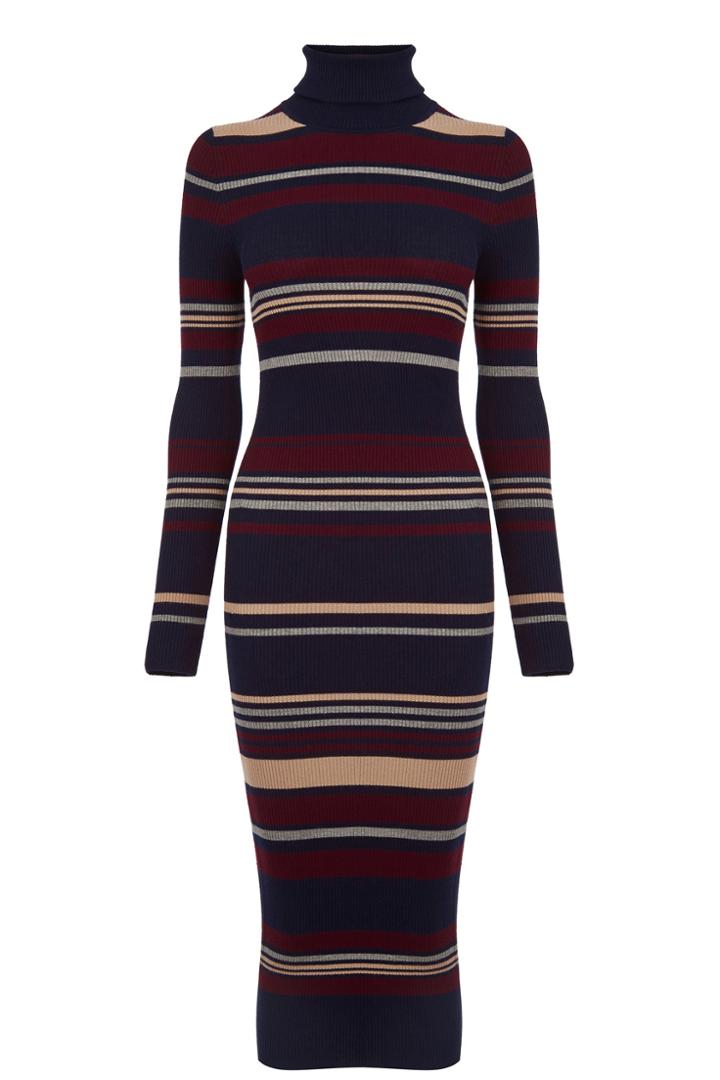 Oasis 70s Stripe Tube Dress