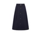 Oasis Button Midi Skirt