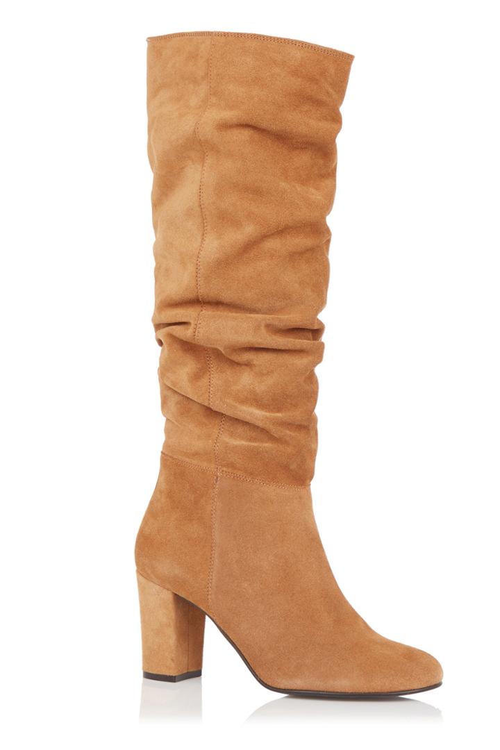 Oasis Slouch Block Heel Boot