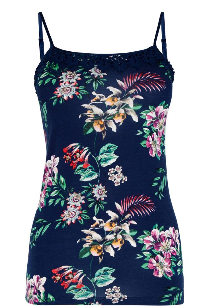 Oasis Malay Placement Print Cami
