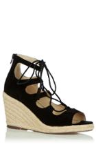 Oasis Libby Lace Up Espadrille Wedge