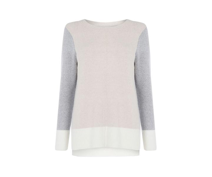 Oasis Colour Block Crew Jumper