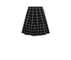 Oasis Check Knitted Skirt