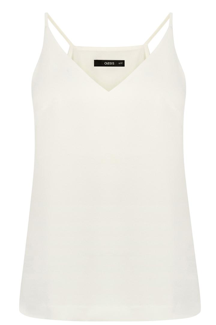 Oasis Crepe V Neck Cami