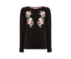 Oasis Embroidered Puff Sleeve Sweat