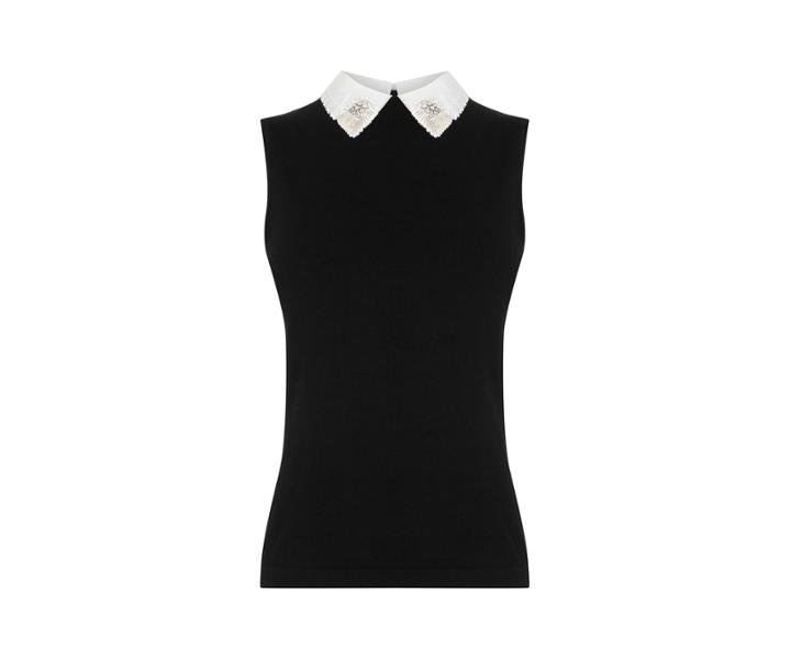 Oasis Sequin Collar Top