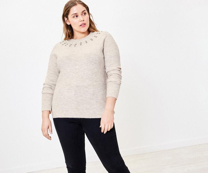 Oasis Curve Pearl Knit Jumper