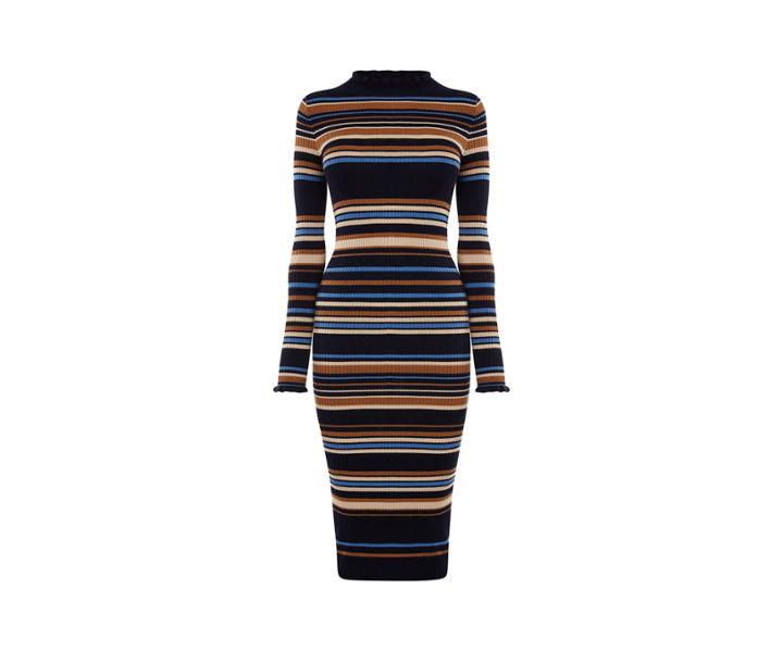 Oasis Stripe Knitted Dress