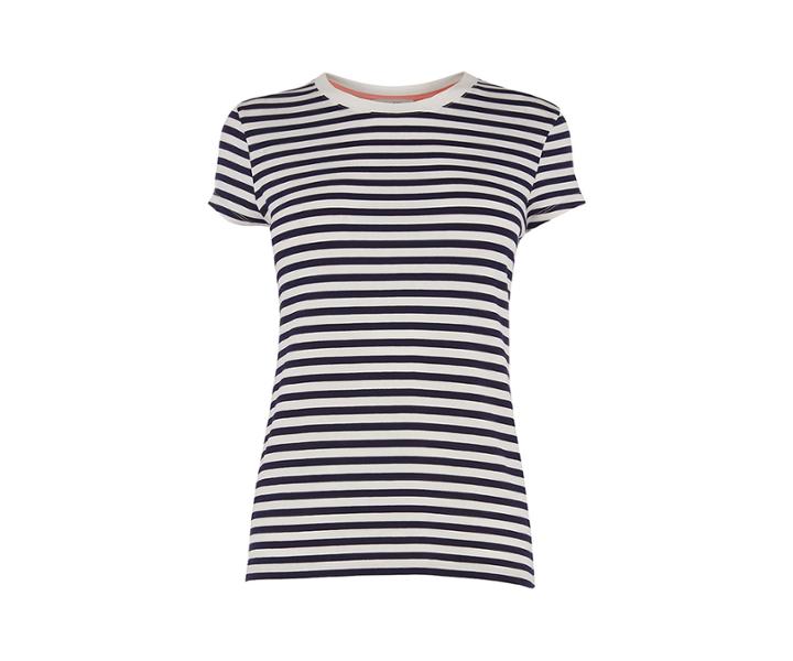 Oasis Stripe Fitted Tee