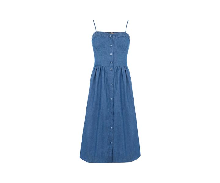 Oasis Long Denim Midi Dress