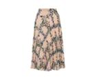 Oasis Printed Pleated Skirt