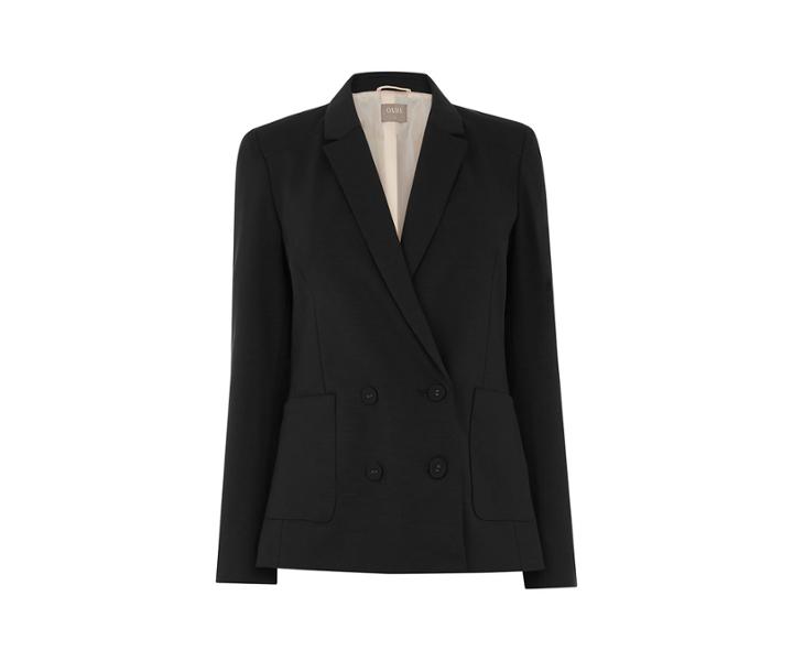 Oasis Double Breasted Slub Blazer