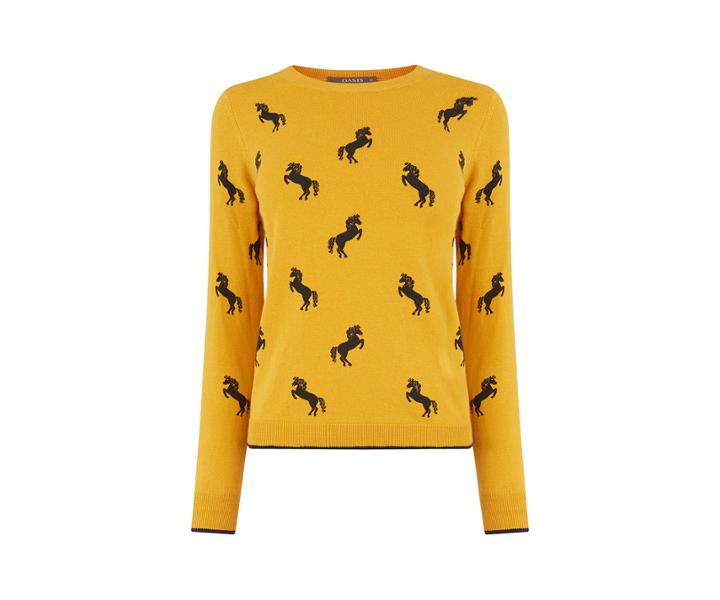 Oasis Bella Printed Horse Jumper