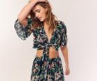 Oasis Delia Tie Front Top
