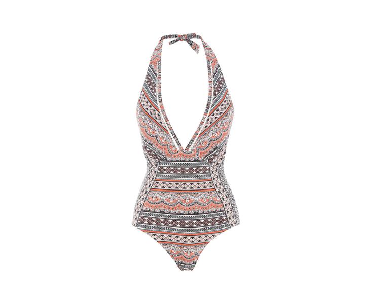 Oasis Tribal Print Plunge Swimsuit