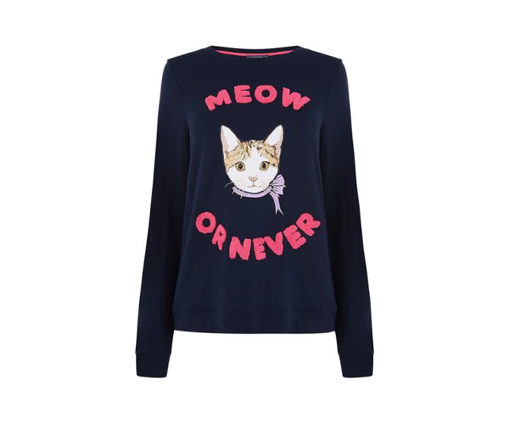 Oasis Meow Or Never Sweater
