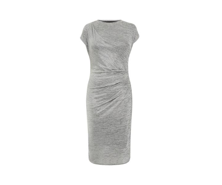 Oasis Foil Drape Dress