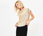 Oasis Sequin Plisse Top