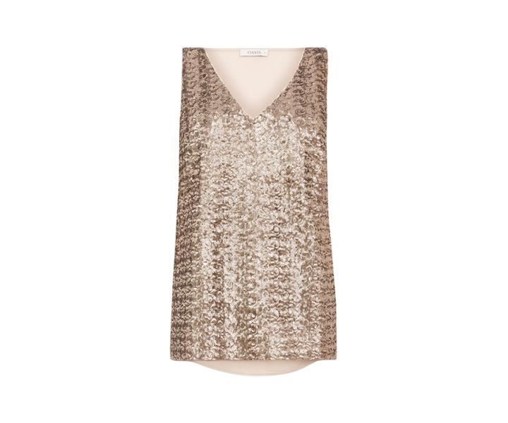 Oasis Sequin High Back Vest