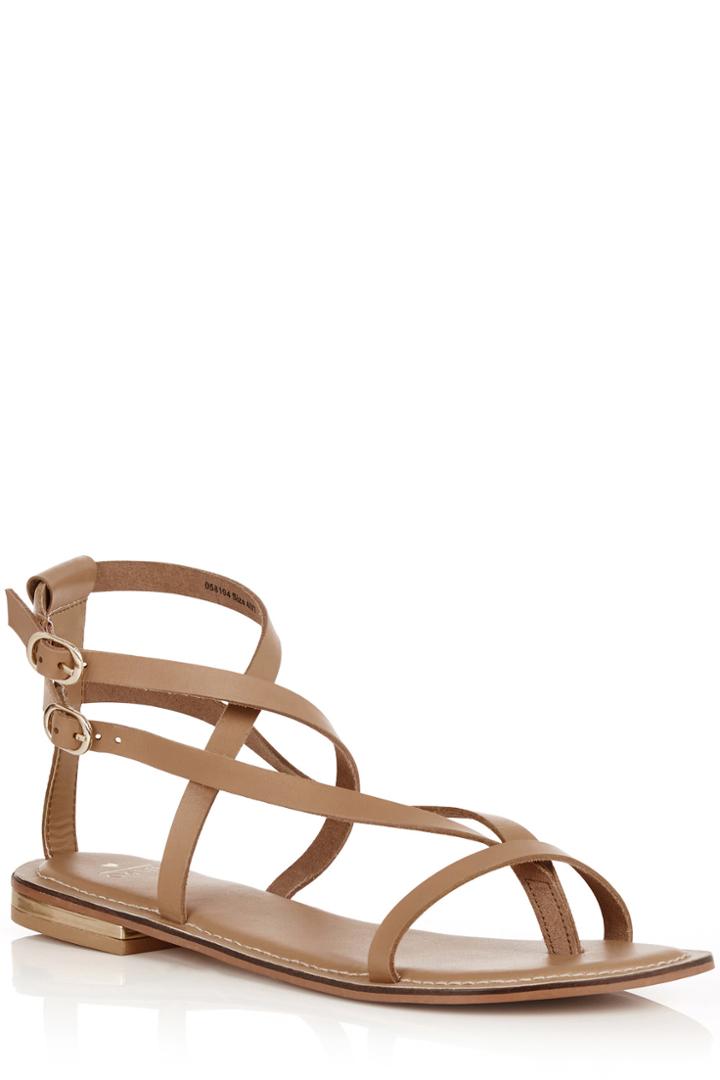 Oasis Capri Cut Leather Sandal