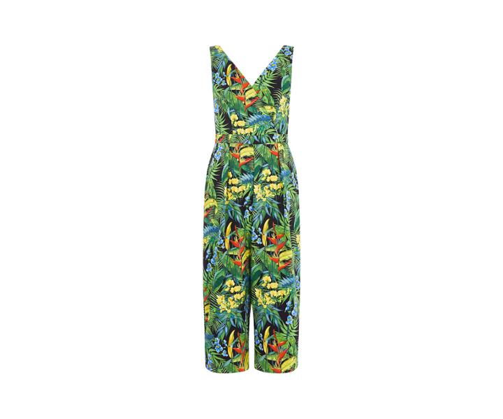 Oasis Tropical Crop Jumpsuit