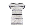 Oasis Floral Wiggle Stripe Tee