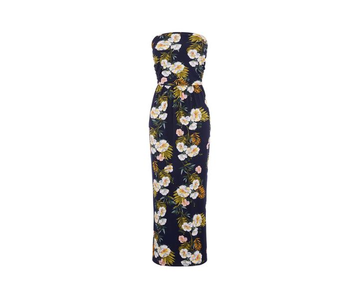 Oasis Long Palm Bandeau Dress