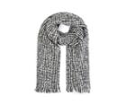 Oasis Boucle Black And White Scarf