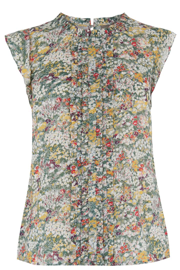 Oasis Ditsy Frill Top