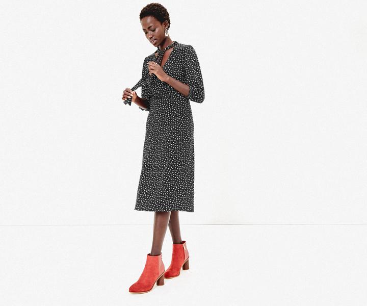 Oasis Heart Pussybow Dress