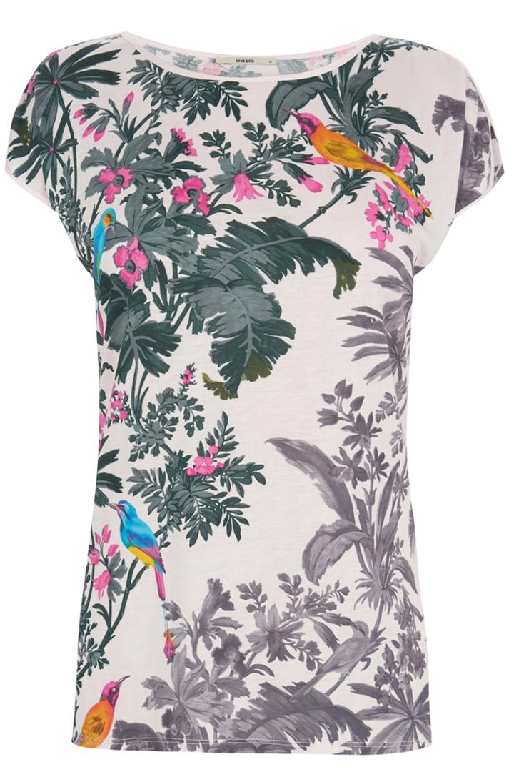 Oasis Rainforest Print T-shirt