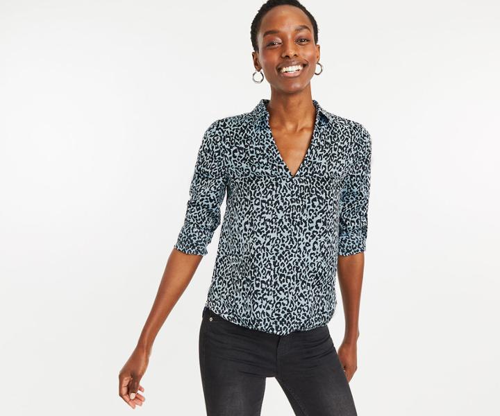 Oasis Frosted Leopard Shirt